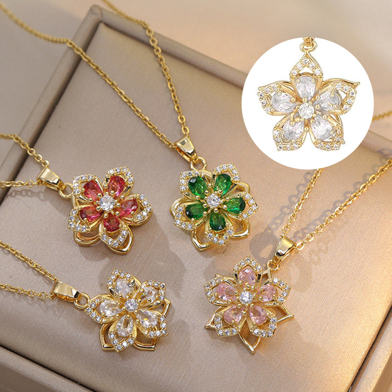 Hjemix | Rotating Bauhinia Necklace