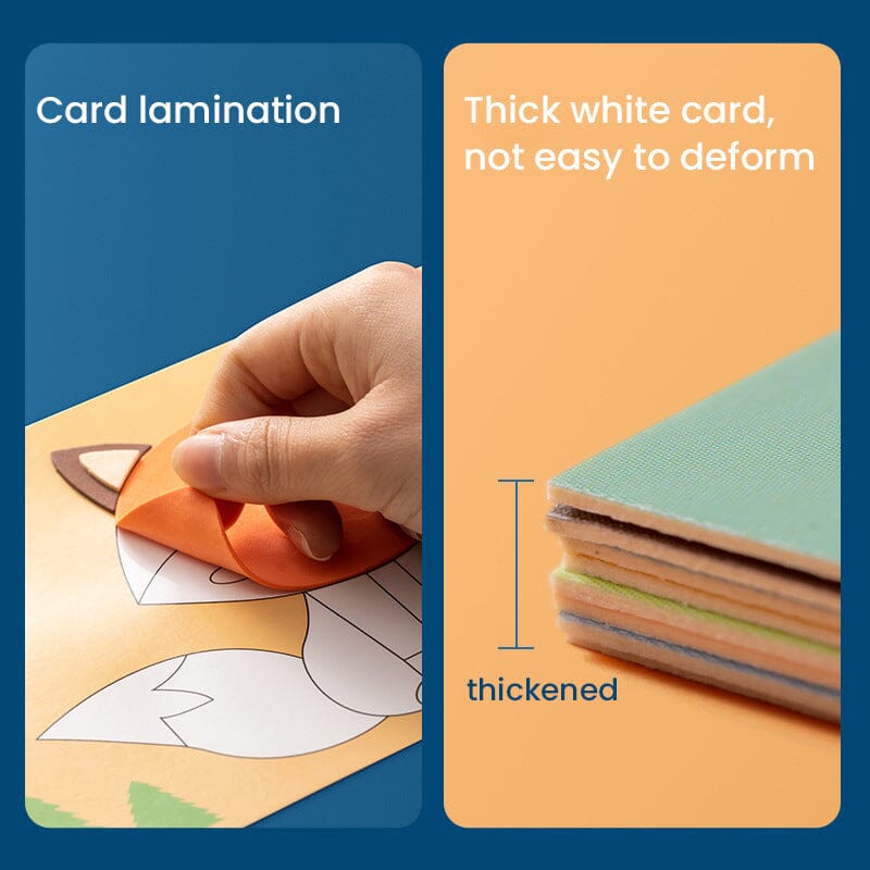 Hjemix | DIY Barn Dyr Håndlagde Klistremerker