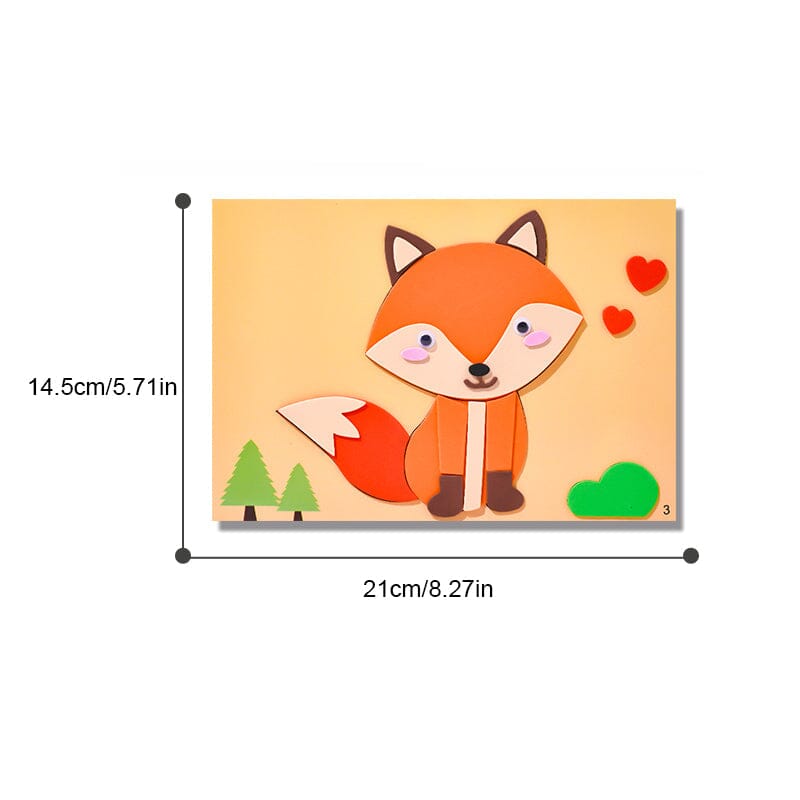 Hjemix | DIY Barn Dyr Håndlagde Klistremerker