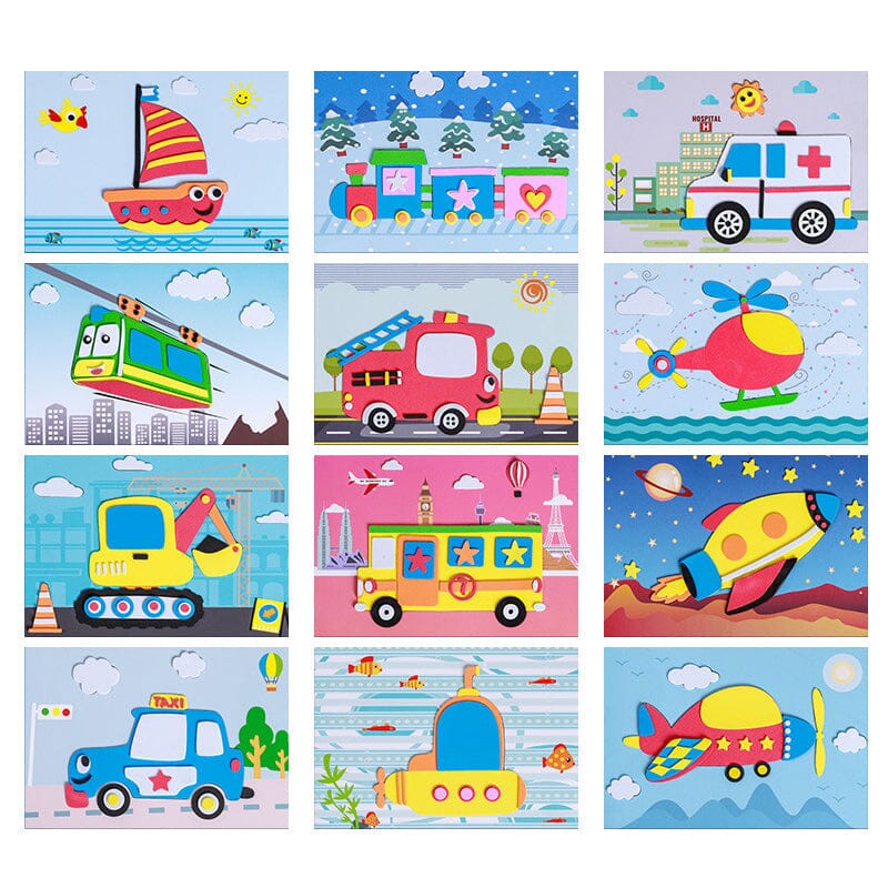 Hjemix | DIY Barn Dyr Håndlagde Klistremerker