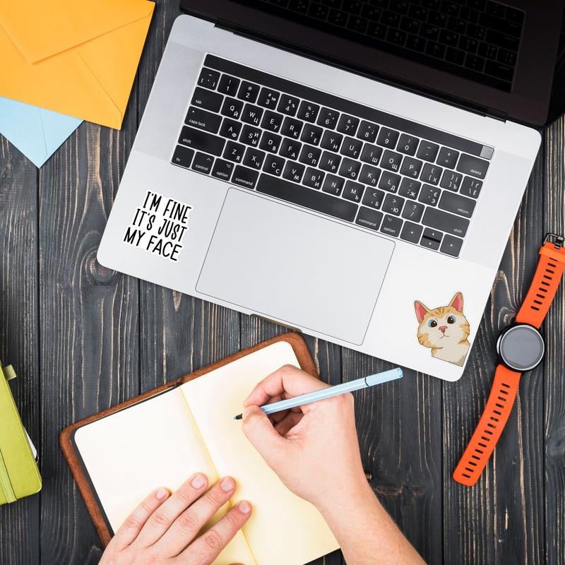 Hjemix | Sett med 130 Morsomme Sitater Klistremerker