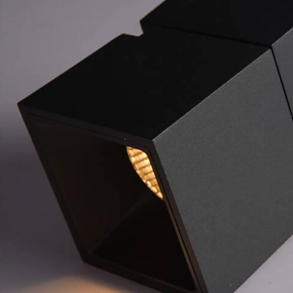 Hjemix | IlluVega Faltbar LED Taklampe | Moderne Design | Semi-Flush-Mount | Hjemmebelysning