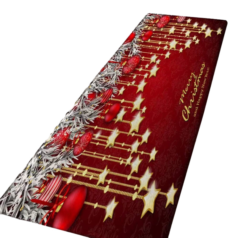 Hjemix | Kjøkken Antiskli Fleece Trykt Inngangsmatter