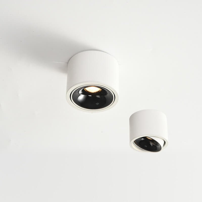 Hjemix | Origo Minimalistisk LED Taklampe - Justerbar Rund Innfelt Lampe