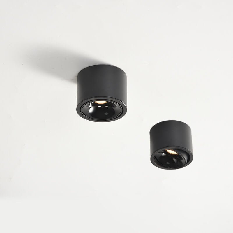 Hjemix | Origo Minimalistisk LED Taklampe - Justerbar Rund Innfelt Lampe