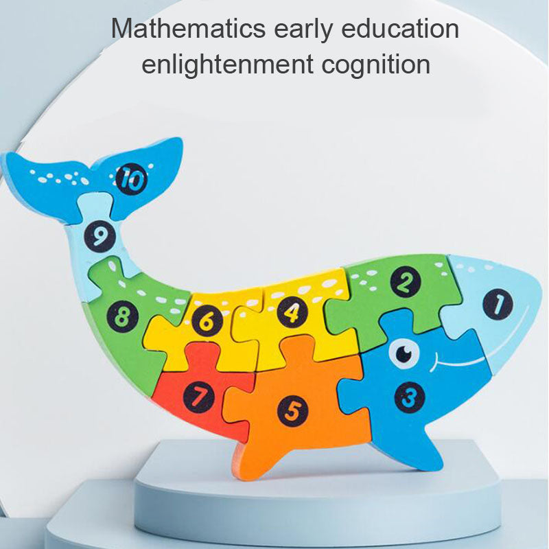 Hjemix | Barn Læring 3D Trepuslespill