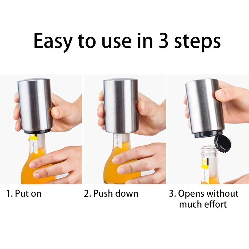 Hjemix | Magnetisk Automatisk Ølflaskeåpner