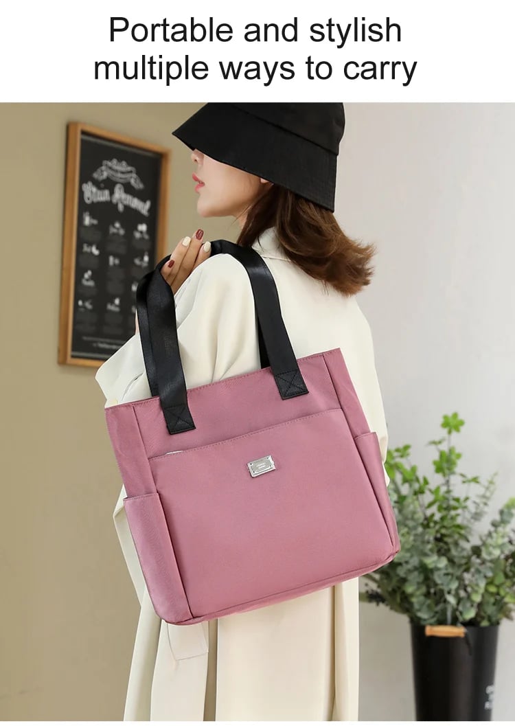 Hjemix | Stor kapasitet vannavvisende multifunksjons nylon skulderveske