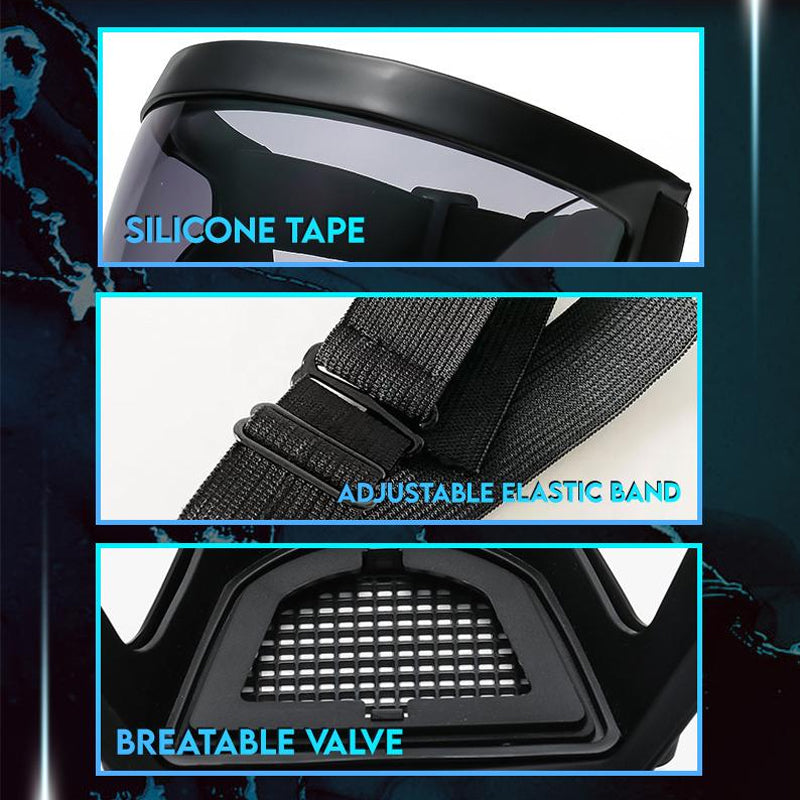 Hjemix | Fullface maske for industrielt bruk ved sprøyting av plantevernmidler