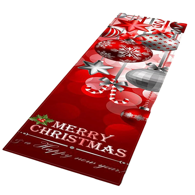 Hjemix | Kjøkken Antiskli Fleece Trykt Inngangsmatter