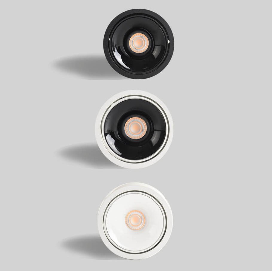 Hjemix | Origo Minimalistisk LED Taklampe - Justerbar Rund Innfelt Lampe
