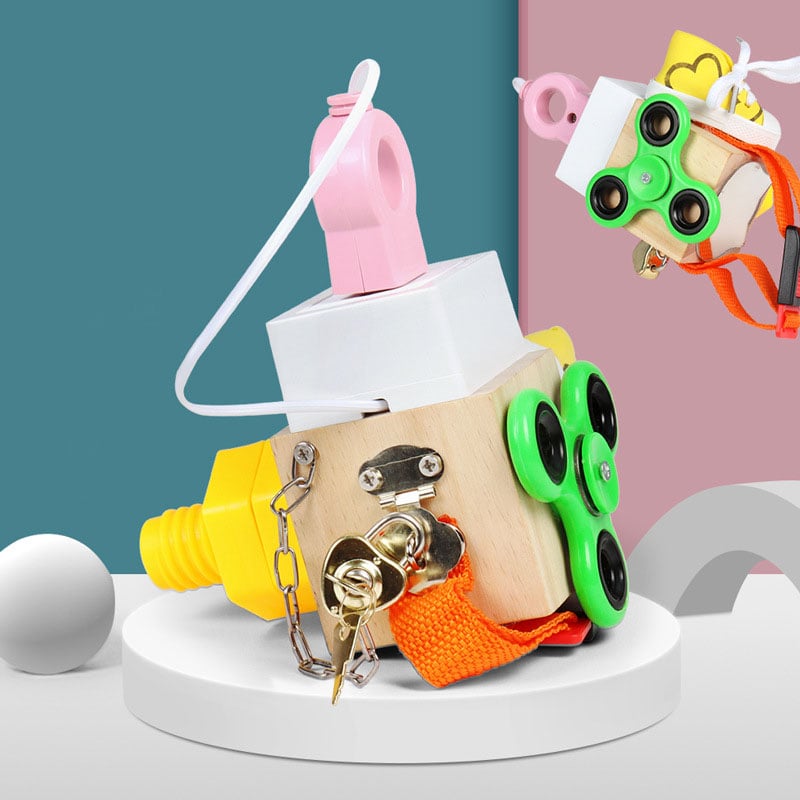 Hjemix | Barne Sensorisk Aktivitetstavle Reisetøy