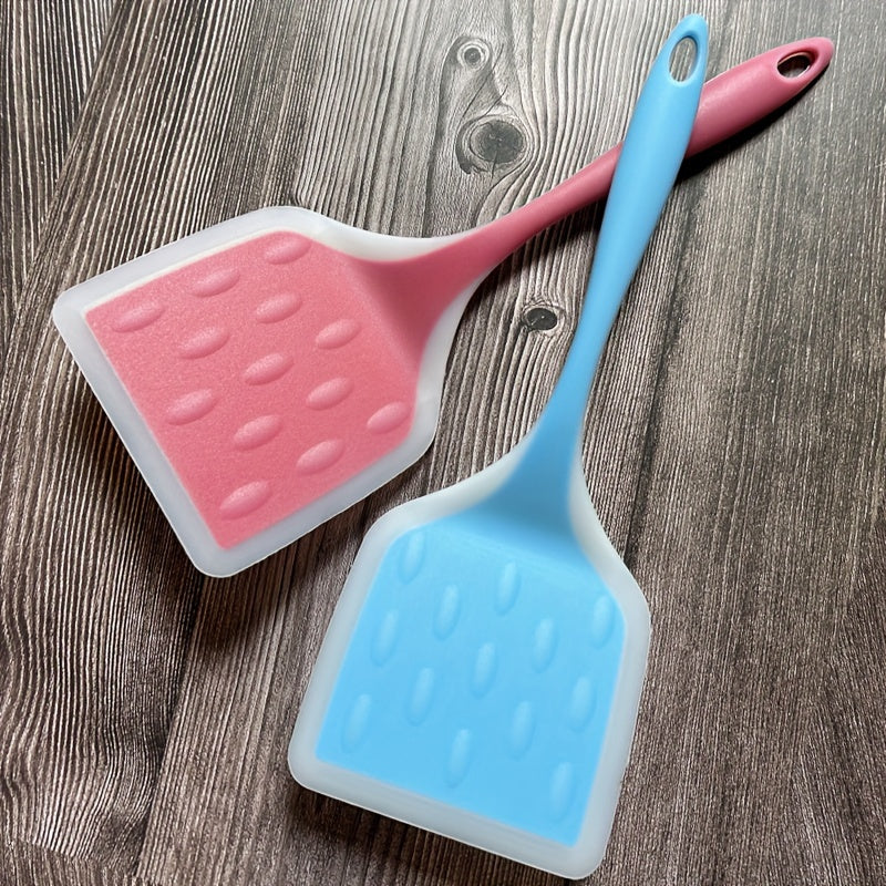 Hjemix | Ekstra Stort Silikon Spatel Sett – Non-stick, Varmebestandig & Ergonomisk for Enkel Løsning av Mat, Perfekt for Matlaging & Baking