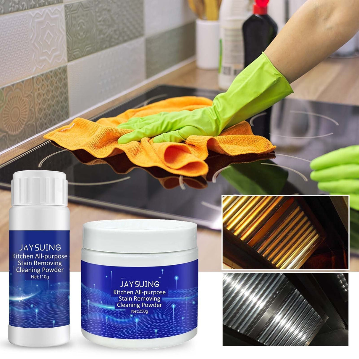 Hjemix | Kjøkken Allsidig Flekkrens Pulver