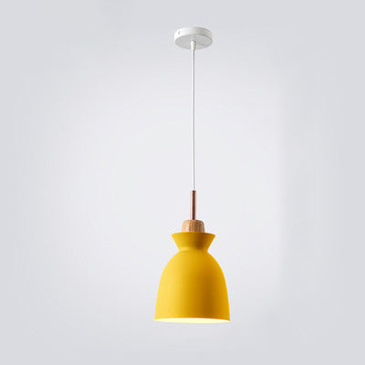 Hjemix | AuroraLite Nordic Pendant Lamp | Metal Design | 1-Light | Modern Color Options