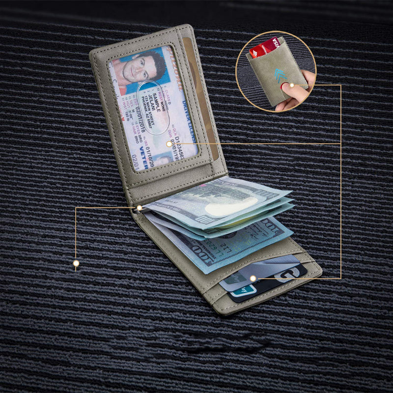 Hjemix | Ekte Lær Tyverisikring Kortholder