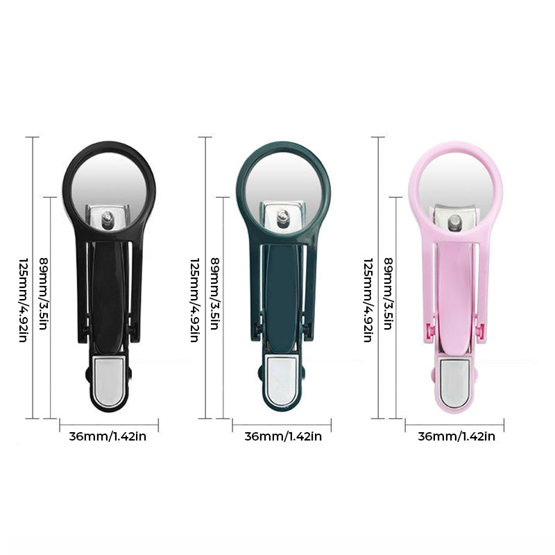 Hjemix | Bærbar negleskjærer med forstørrelsesglass