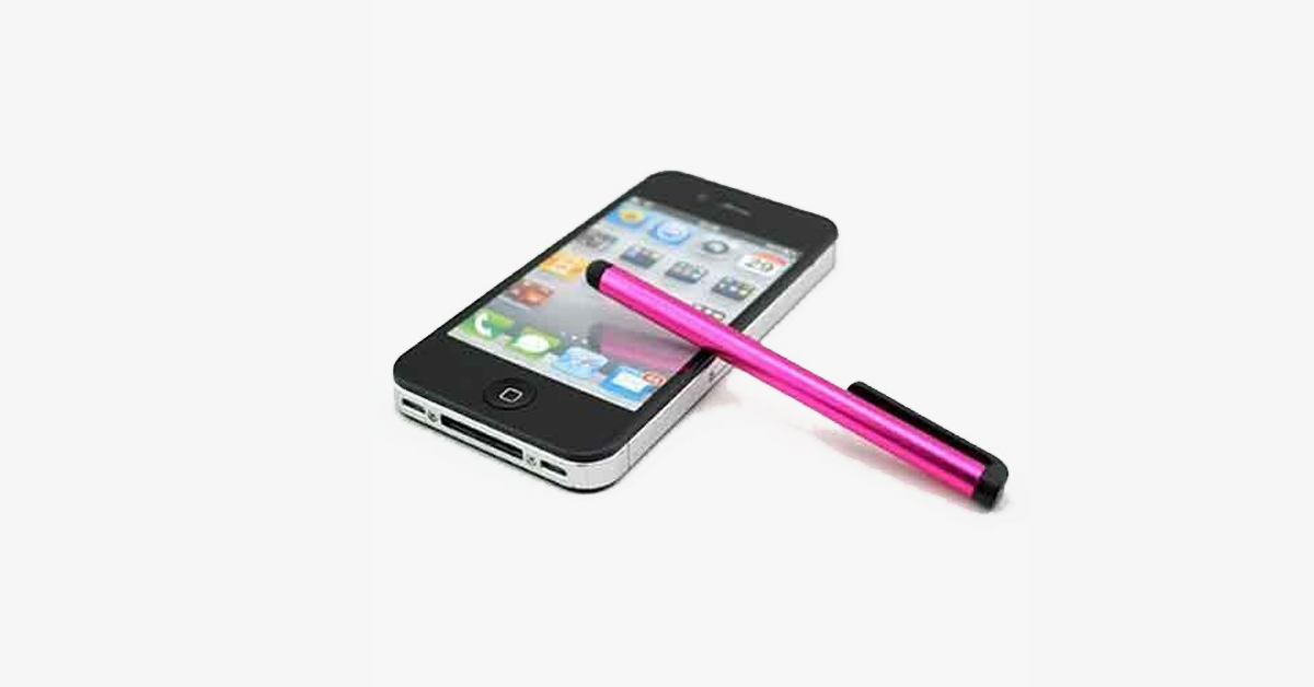 Hjemix | Universal Berøringspenn med myke gummitupper - Best for berøringstastatur-smarttelefoner og nettbrett