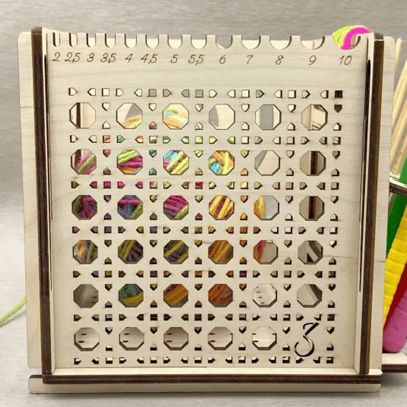 Hjemix | Alt-i-ett Tre Garnbolle - Multifunksjonelt Strikkverktøy