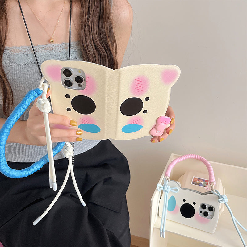 Hjemix | Insta-Style Cartoon Westie Flip-Phone Case