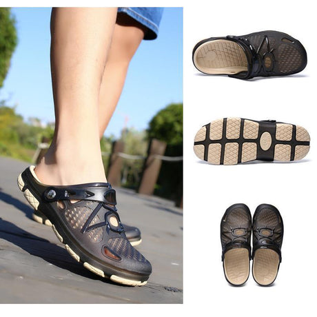 Hjemix | Herres Strand Sandaler Pustende Mesh Strand Slippers