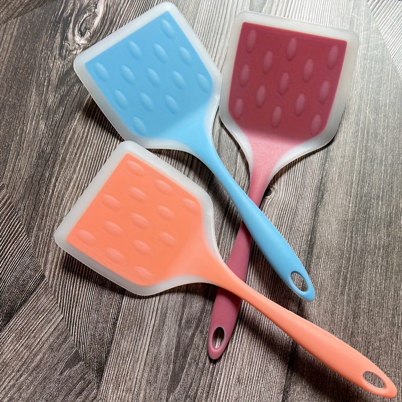 Hjemix | Ekstra Stort Silikon Spatel Sett – Non-stick, Varmebestandig & Ergonomisk for Enkel Løsning av Mat, Perfekt for Matlaging & Baking