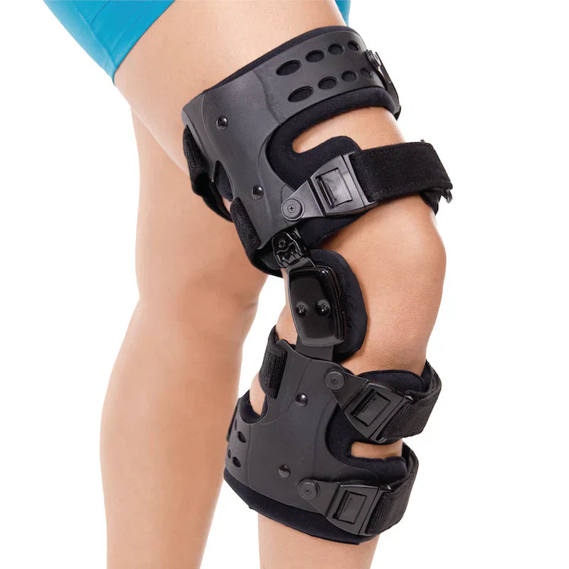 Hjemix | Osteoarthritis Relief Knee Brace | Medial og Lateral OA Støtte for Beinsmerter ved Slitasjegikt