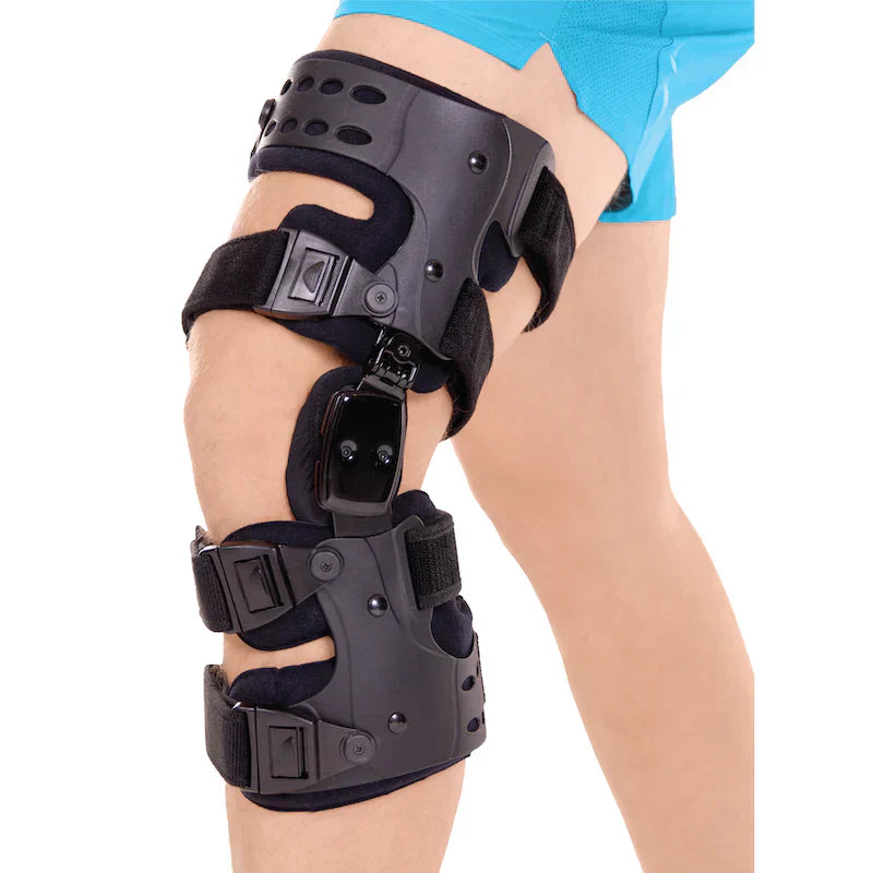 Hjemix | Osteoarthritis Relief Knee Brace | Medial og Lateral OA Støtte for Beinsmerter ved Slitasjegikt