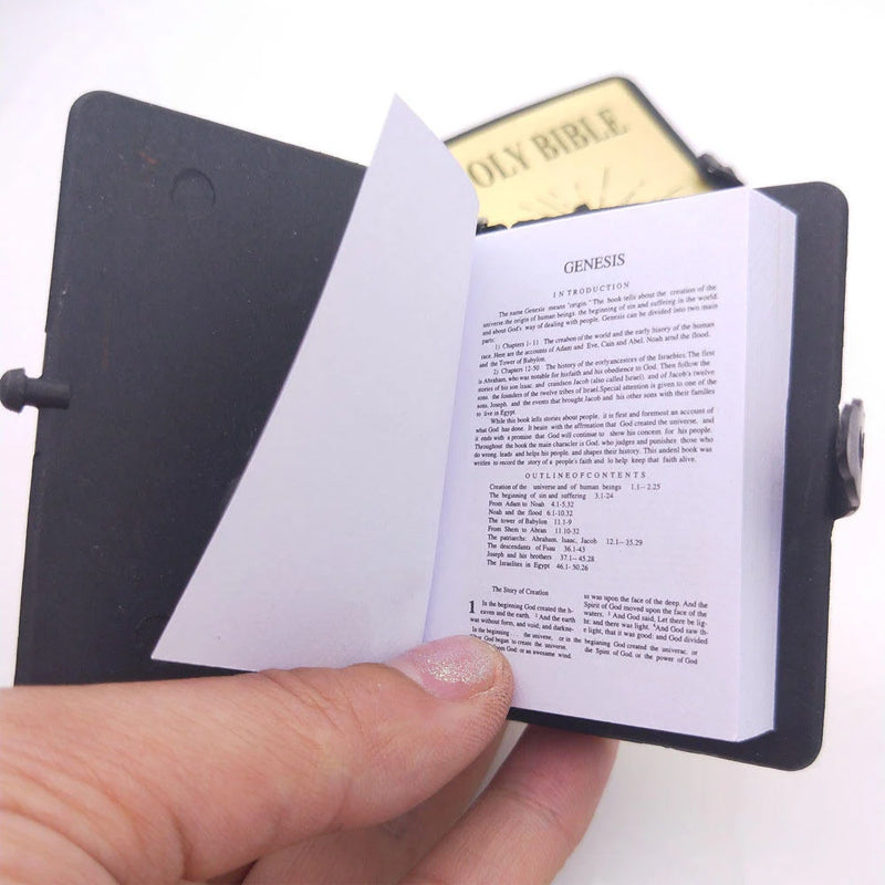 Hjemix | Mini Bibel Kors Nøkkelring