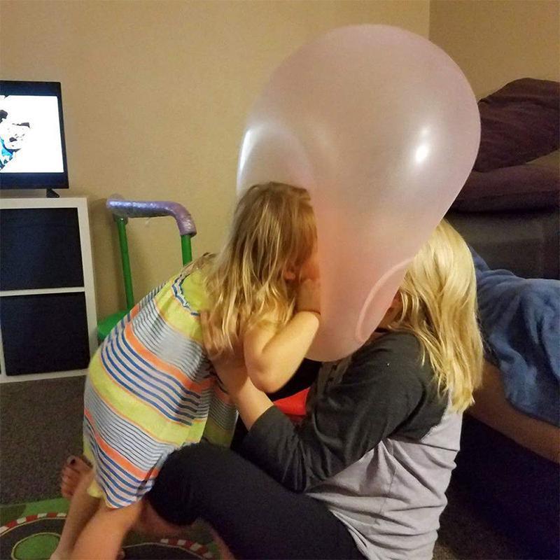 Hjemix | Oppblåsbart rivestyrket ballong
