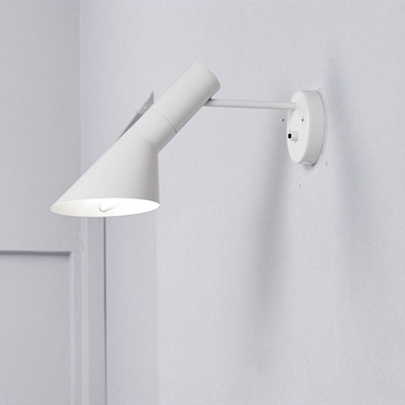 Hjemix | Industriell Vegglampe Konisk Vegglampe med Aluminiumskjerm