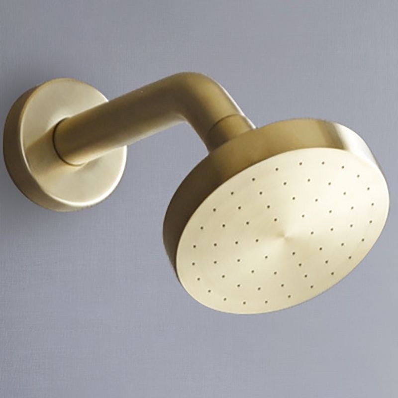 Hjemix | Rustfritt Stål Dusj Kombinasjon Rund Fast Dusjhode med Dusjarm