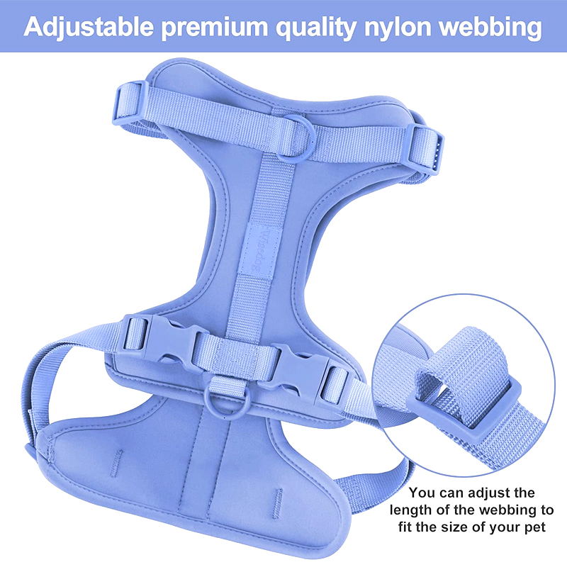 Hjemix | Adjustable Dog Vest Harness with 3 Leash Clips