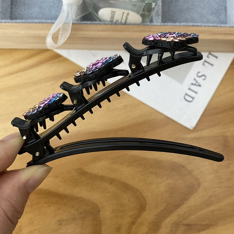 Hjemix | Tre Blomster Side Hårklemme