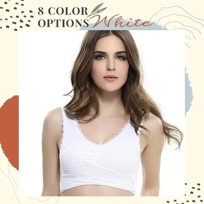 Hjemix | Front Cross-Side Buckle Lace Bh