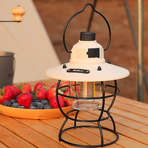 Hjemix | Utendørs Vintage Camping Lys Hest Lys Oppladbart Bærbart Camping Lys