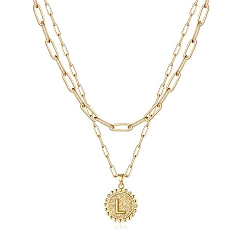 Hjemix | Gyldne Initialhalskjeder for Kvinner