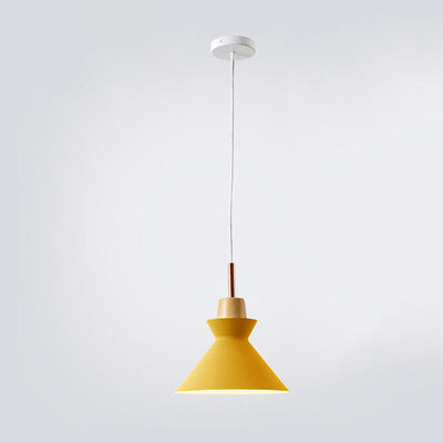 Hjemix | AuroraLite Nordic Pendant Lamp | Metal Design | 1-Light | Modern Color Options