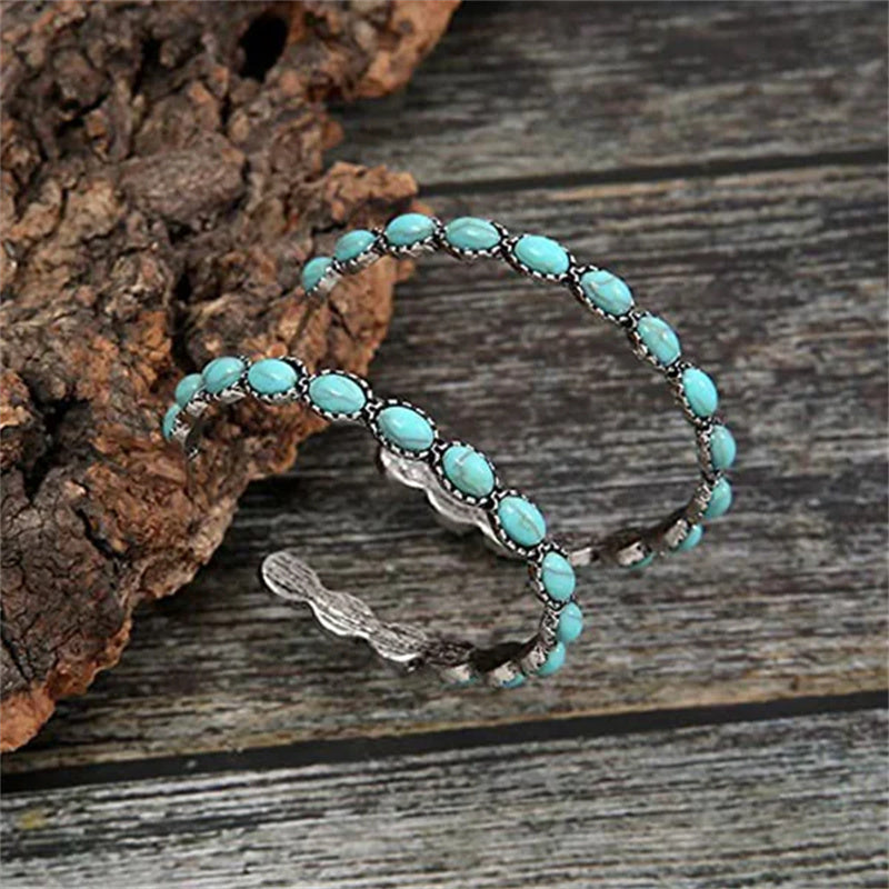 Hjemix | C-formet Turkis Øredobber