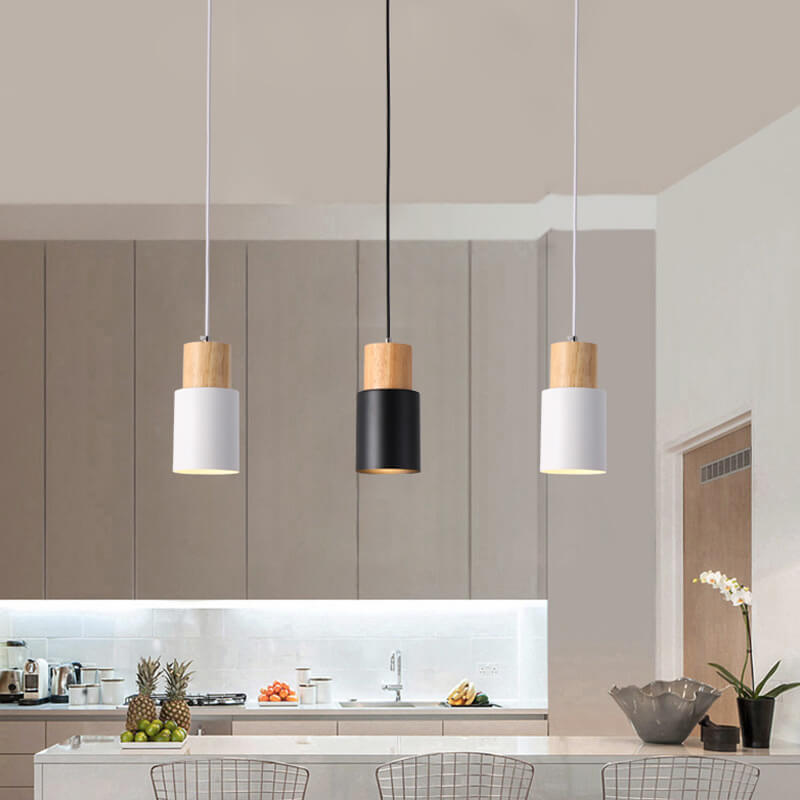 Hjemix | SinglePend - Nordic Macaron Cylinder Aluminium 1-flamme LED pendellampe