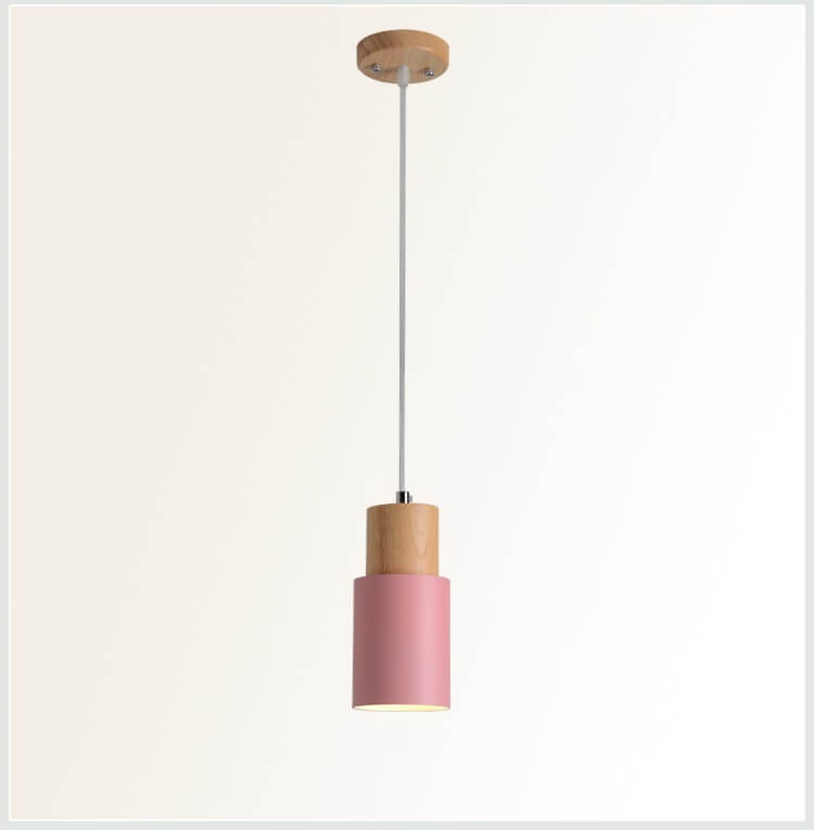Hjemix | SinglePend - Nordic Macaron Cylinder Aluminium 1-flamme LED pendellampe