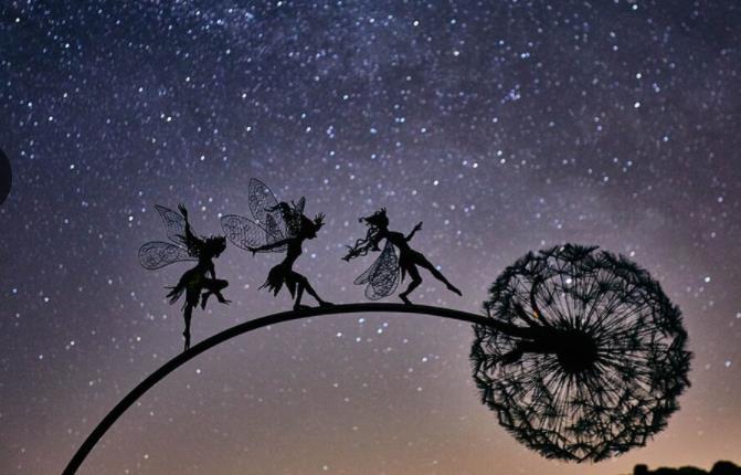 Hjemix | Blomsterfe Hage Miniatyr Skulpturer Fe Hage Mytiske Feer