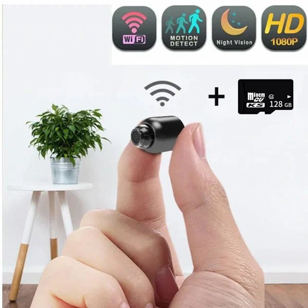 Hjemix | Mini 5G Trådløs Wifi Kamera 1080P HD