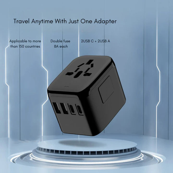 Hjemix | Universal 100V-220V Smart Travel Adapter Spenningskonverter