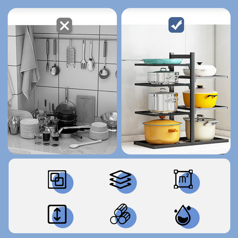 Hjemix | Kjøkkenhyller til flere bruksområder