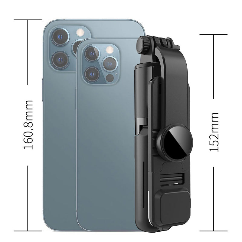 Hjemix | Bluetooth Selfie Stick Stativ med Telefonstativ og Skjønnhetsutfyllingsbelysning