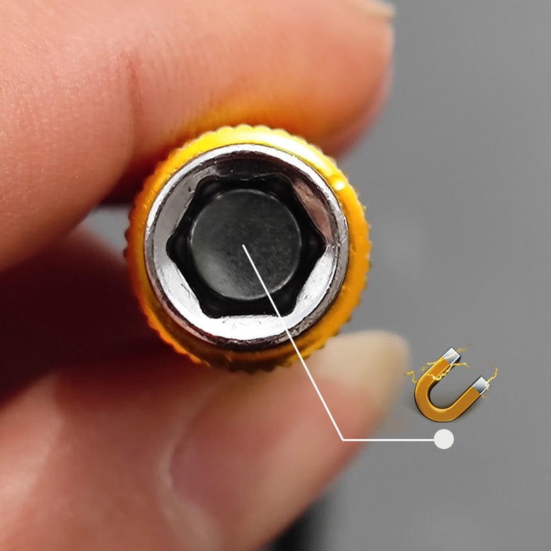 Hjemix | Sekskantet skaft Metall Flex Universell forlengelsesbitholder