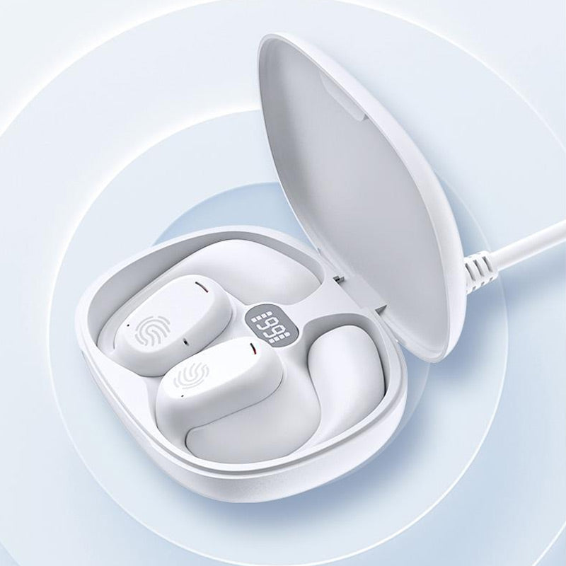 Hjemix | Bluetooth-hodetelefoner med benledningskonduksjon og ekte øreklips