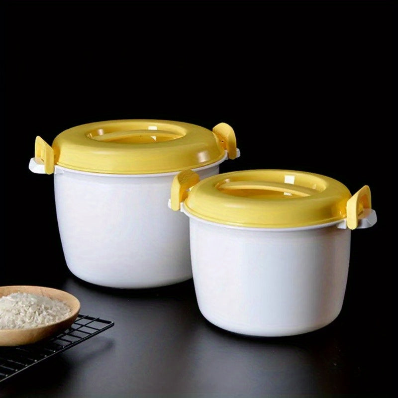 Hjemix | Mikrobølgeovn Riskskaper og Dampkoker – Allsidig Grønnsaksdampere, Pasta- Maker, Suppe- og Trykkoker, Multifunksjons Kjøkkenbolle