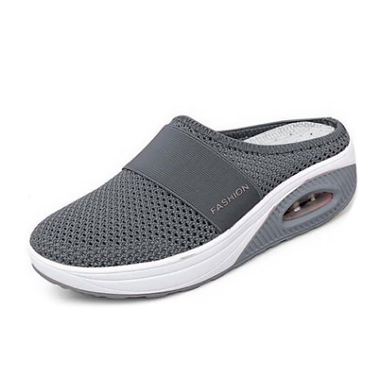 Hjemix | Flate Slingback Sandaler Laget av Mesh